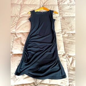 Fitted little black dress